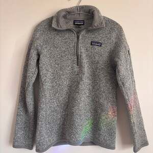 Patagonia Women's Heather Grey Better Sweater 1/4 Zip Fleece Pullover Womens XS